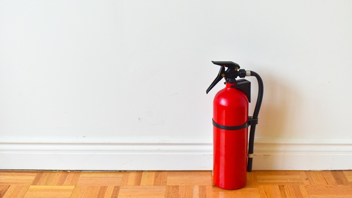 ¿Se puede tener un extintor en el hogar?